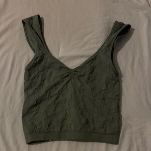 Aerie olive green tank top